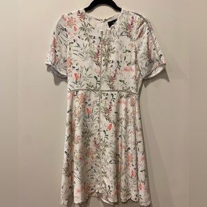 The Kooples floral dress with lace detail